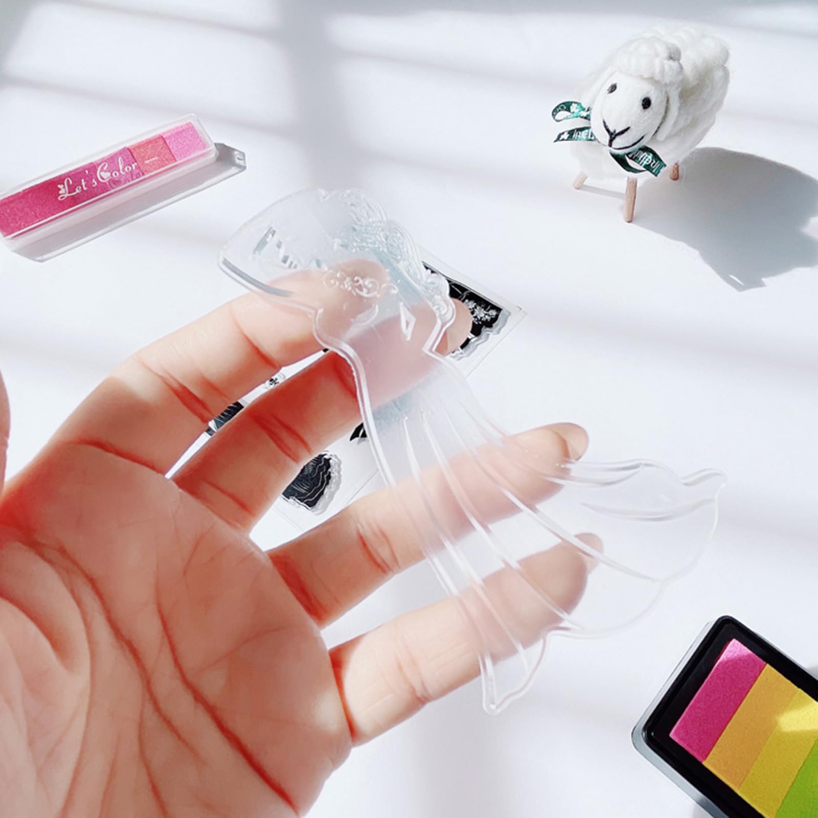 Sellos Transparentes Viaje – Avión, Bicicleta, Silicona Para Manualidades Y Scrapbooking