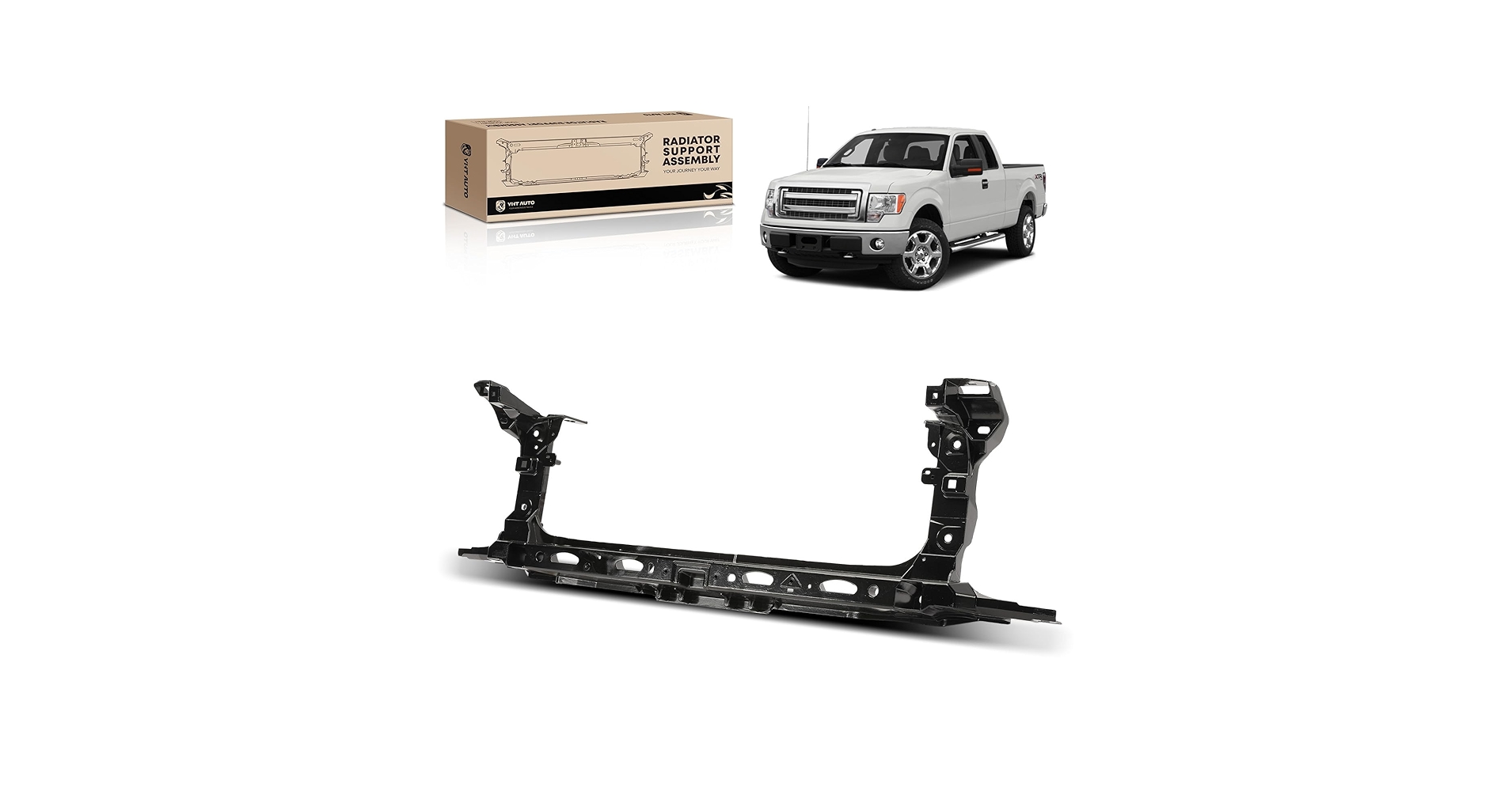 Toa Amazon.com: YHTAUTO Upper Radiator Support Tie Bar