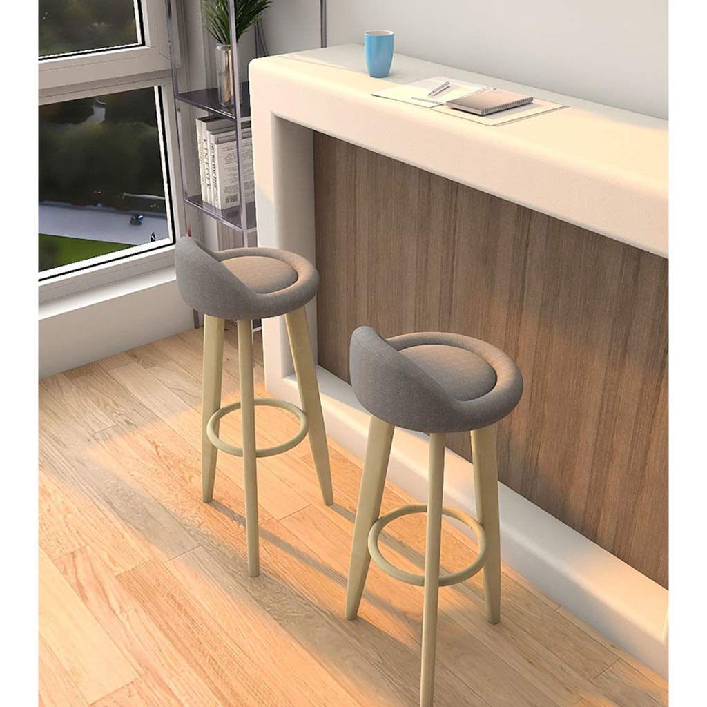 バースツール③ Amazon.co.jp: XZGang 木製バースツール、スリーハイツクラシック