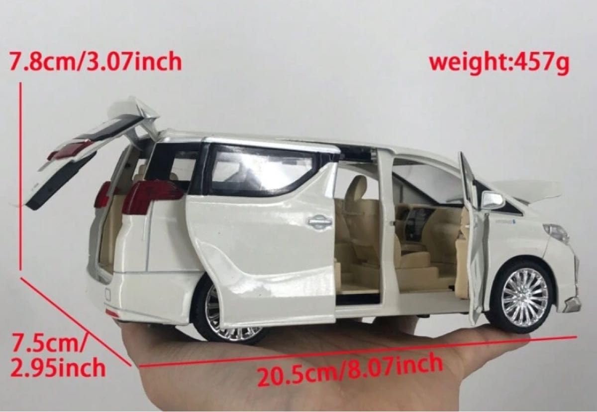 Amazon.co.jp: トヨタ アルファード ホワイト ミニカー 新型 おもちゃ