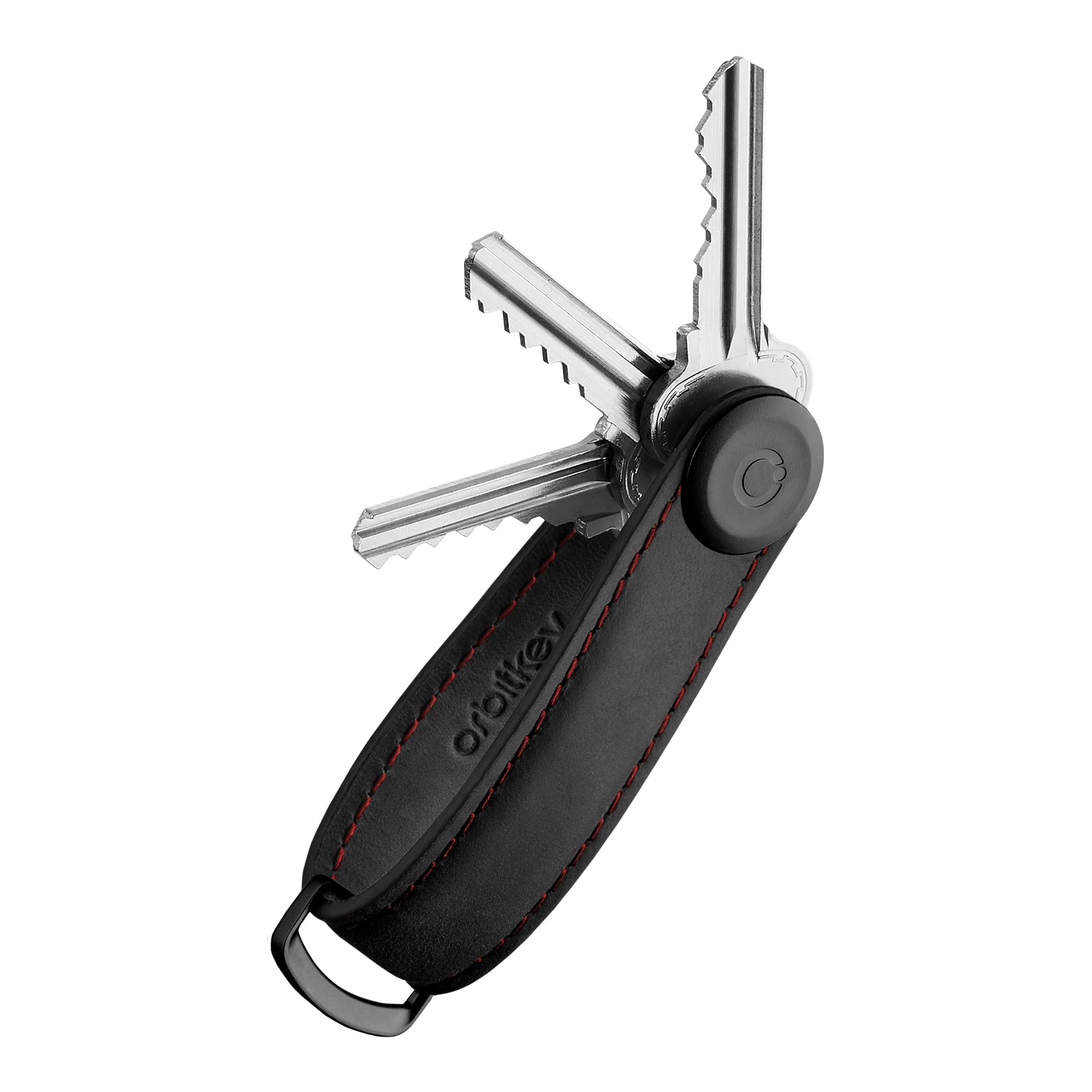 Orbitkey Crazy Horse Leather Key Organizer | Quiet Profile | Holds up to 7 Keys