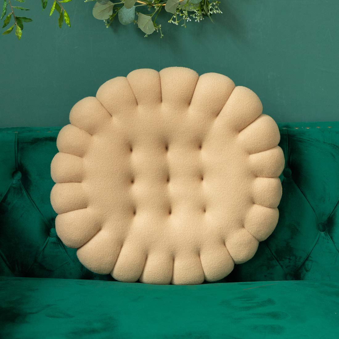 Vctops Round Super Soft Comfy Seat Cushion Biscuit Shaped Chair