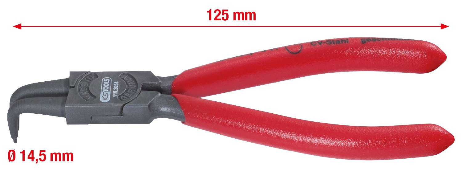 KS Tools 119.2054 90 Degree Angled Internal Circlip Pliers - Image 2