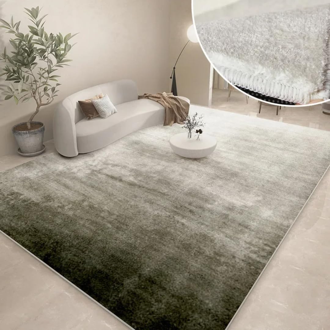 Tapis chambre à coucher minimaliste et tapis salon peluche moderne 80x160