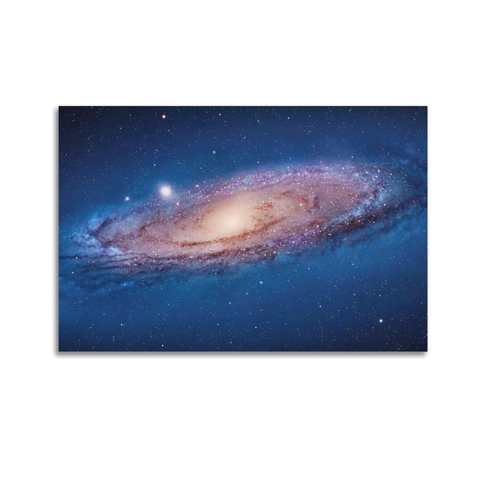 OKAHYS Planet Space Poster OS X Lion Andromeda Galaxy Decorative Painting Canvas Wall Artworks Picture 24x36inch(60x90cm)