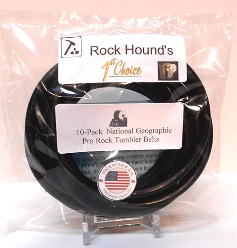 Nat'l - Correas de transmisión de repuesto para vasos National Geographic Pro Rock, paquete de 10 (B1000-337)