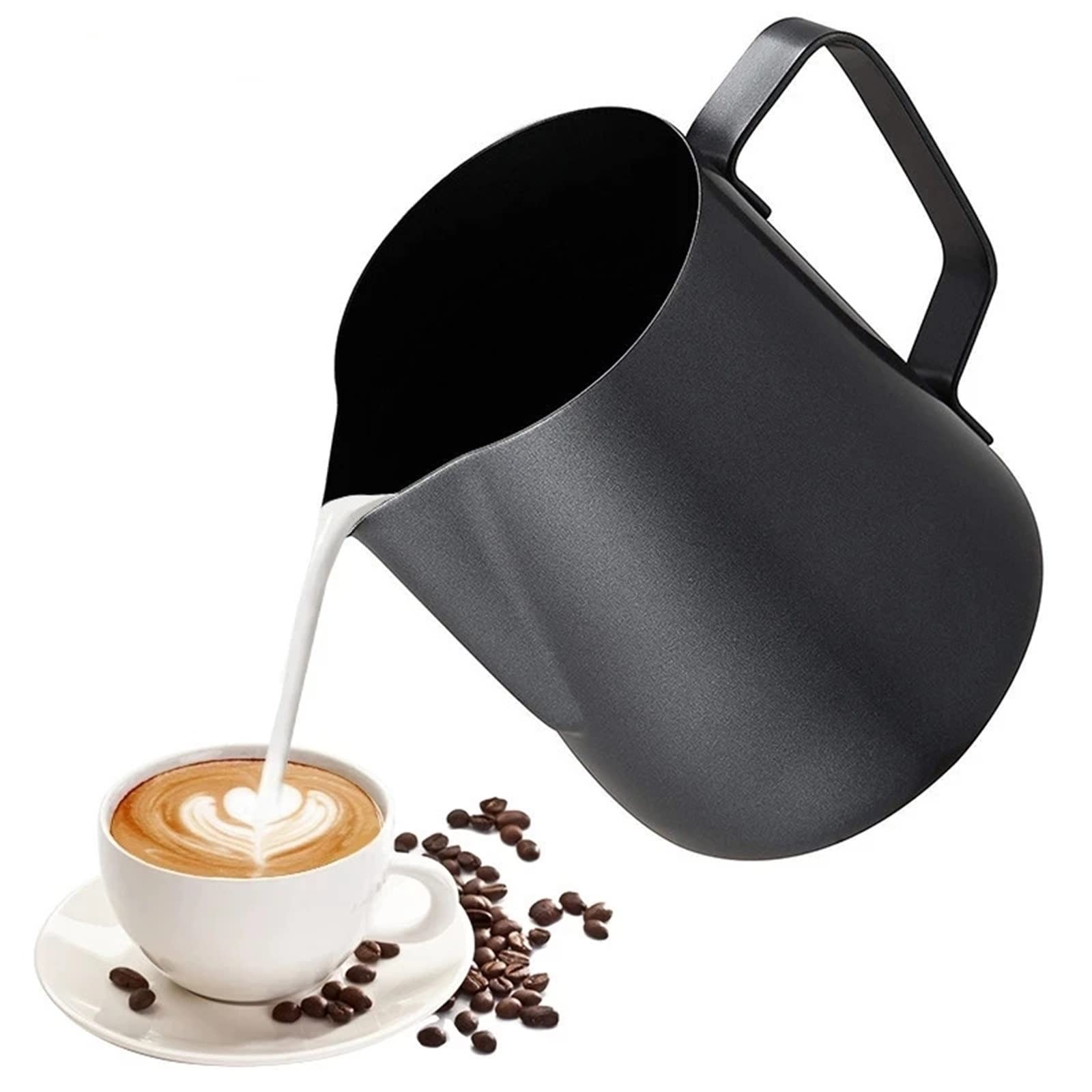Dzbanek na mleko do spieniania mleka Kawa Espresso Barista Craft Latte Cappuccino Krem kawy, Art(350ml)