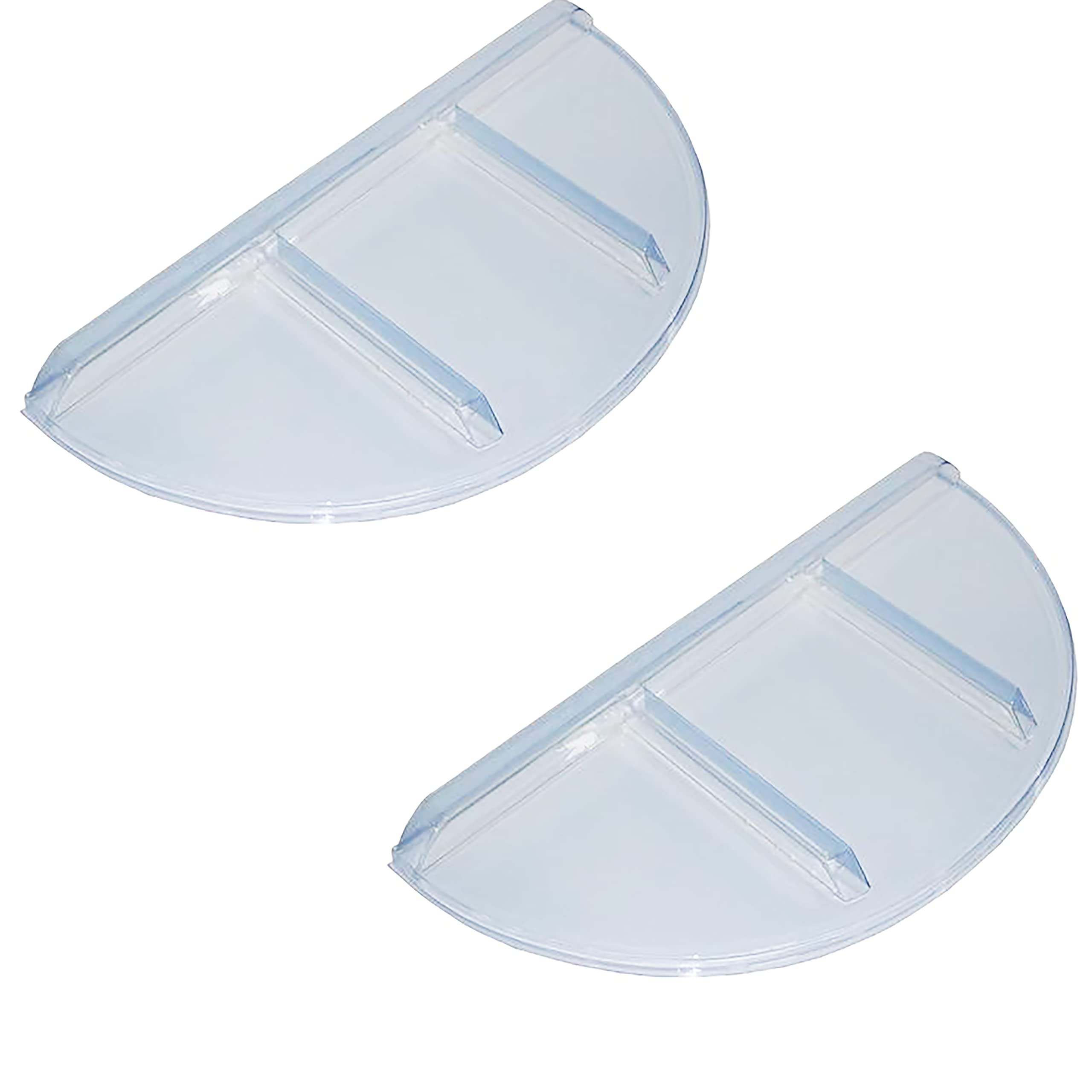 Shape Products 39" x 17" Semi Circle Basement Window Well Cover Outside, Pack of 2