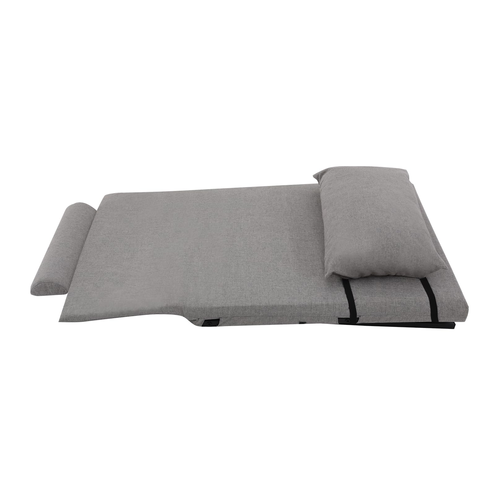 Appui-tête électrique réglable : 75x120 cm, idéal pour lit d'appoint et lit d'adolescent, sommier à lattes, Gris