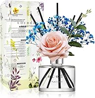 Vista 10 de COCODOR - Difusor con varillas de junco, 6,7 onzas (200 ml), decoración para el hogar y la oficina, fragancia para regalar, lavanda de jardín, 1