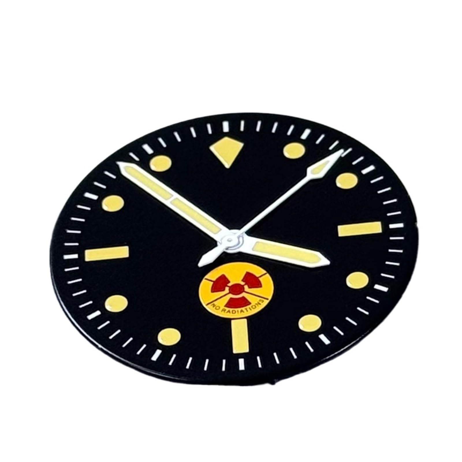 1pc Nessuna radiazione adatta for quadrante di orologio da 28,5 mm accessori for bianco luminoso for movimento automatico NH35 NH36