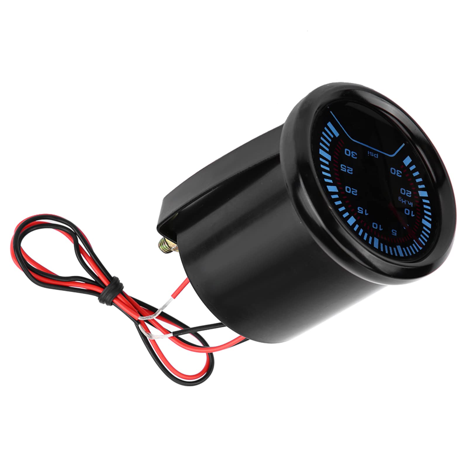 Turbo Boost Gauge ,Universal Car Smoke Dial Face Turbo Boost Manómetro turboalimentado con aleación de aluminio para Auto Car 52mm ,Medidor automático