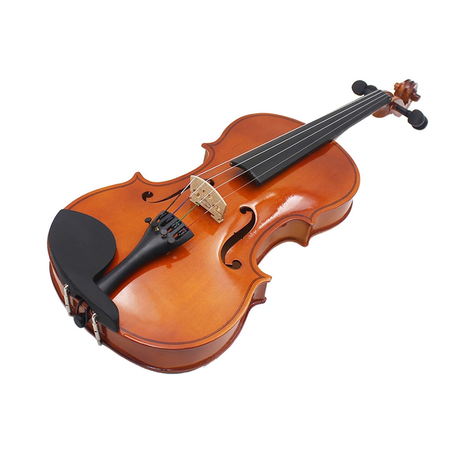 BABYCE Adulti Violino 4/4 Violino A Grandezza Naturale Violino Acustico in Legno Massello Custodia per Violino Accessori per Arco Strumento Musicale per Principianti (Color : 1-4)
