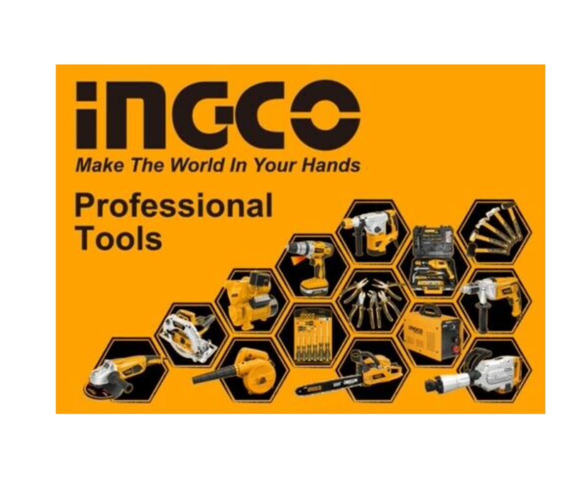 INGCO CRTLI20051 Rivettatrice a batteria 20V 2.0Ah al litio motore induzione Brushless con luce led forza di trazione max 20.000N include caricabatterie e 100 rivetti