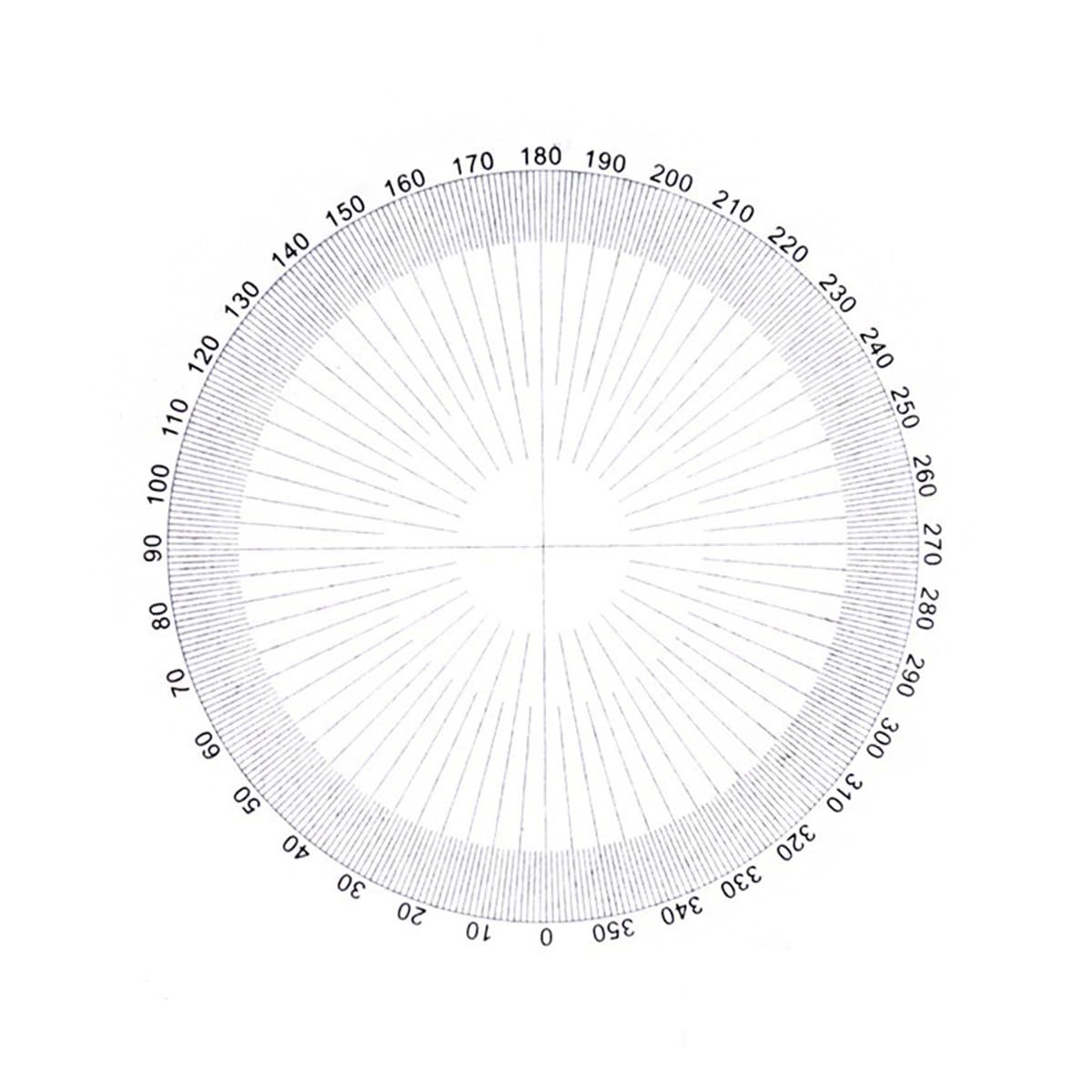 Microscope Reticle Eyepiece Micrometer 360 Degree Angle Diameter 20.4 Mm for Biological Microscope