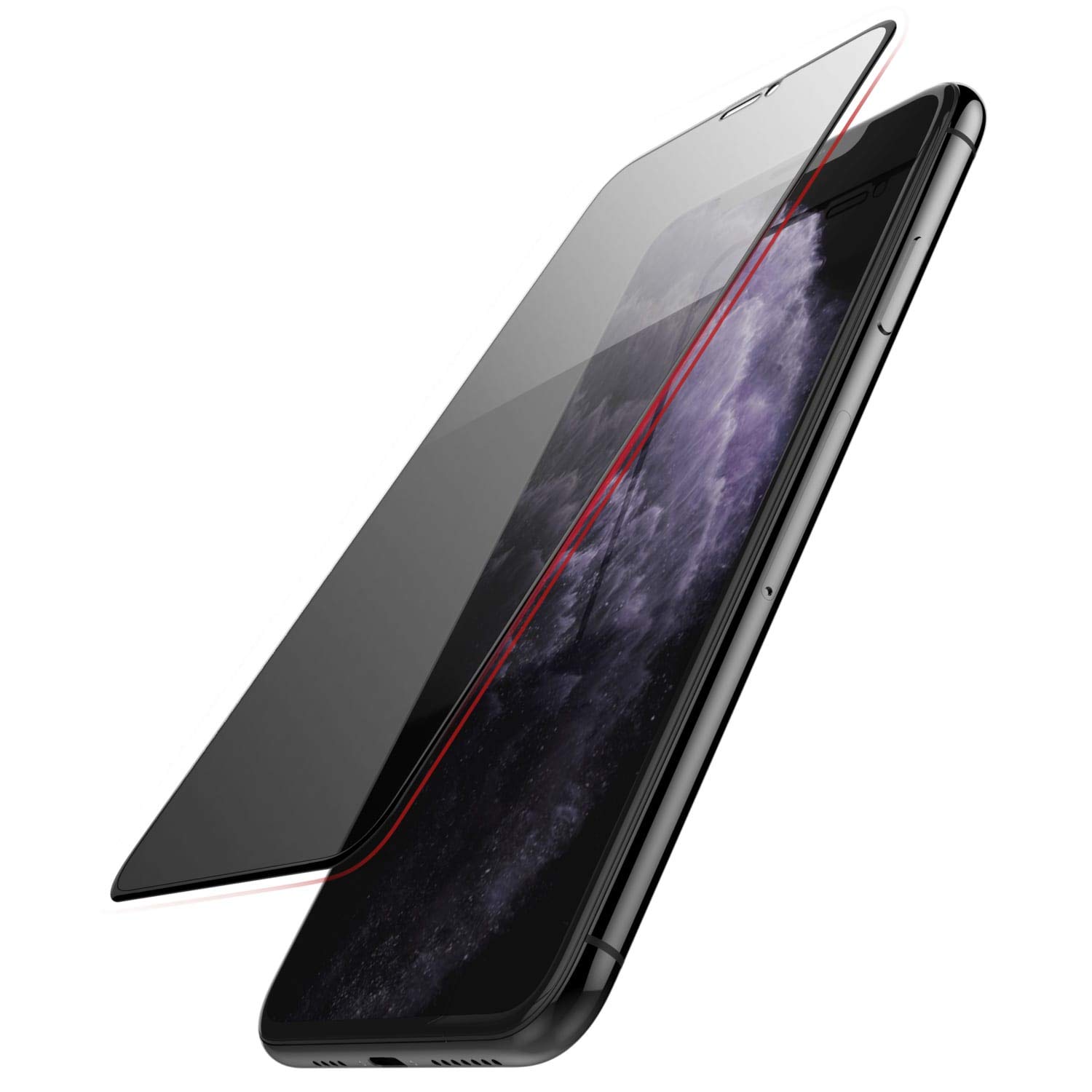 Amazon.com: Raptic Privacy Glass, Compatible with Apple iPhone 11 Pro Max  (Formerly X-Doria Privacy Glass) Anti-Fingerprint, Tempered Glass Screen  Protector, Full Screen and Privacy Coverage : Cell Phones & Accessories