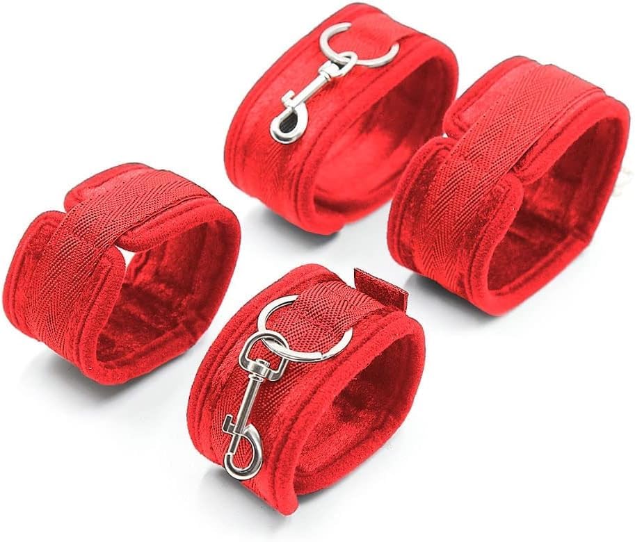Set Di Accessori Erotici Per Coppie: Cinture In Nylon Imbottite, Regolabili, Per Giochi Bondage