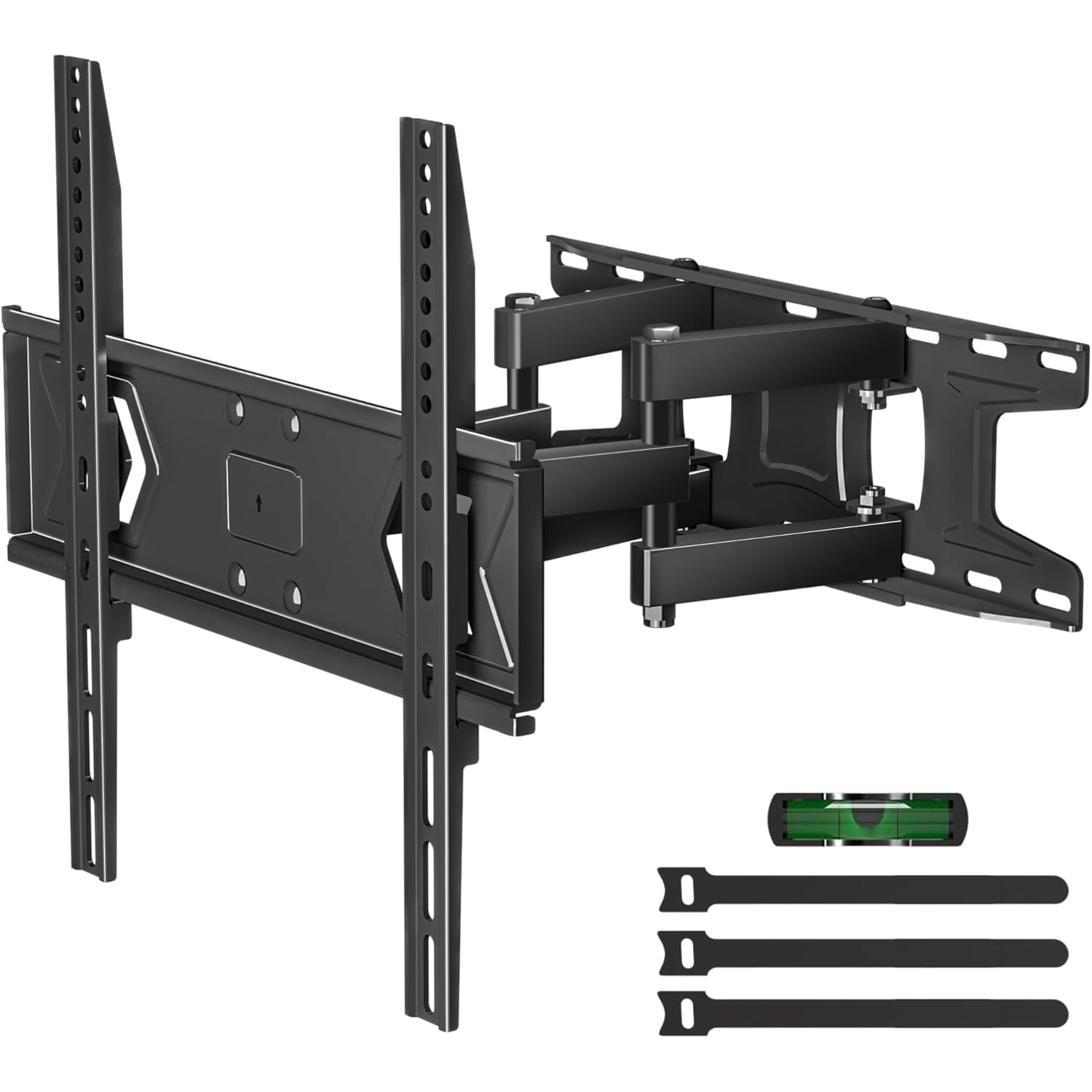 Suptek Full Motion TV Wall Mount for 32-60 Inch TVs, Swivel & Tilt Adjustable Bracket, Dual Articulating Arms, Fits 16" Studs, Max VESA 400x400mm, Supports Up to 99lbs, MA001
