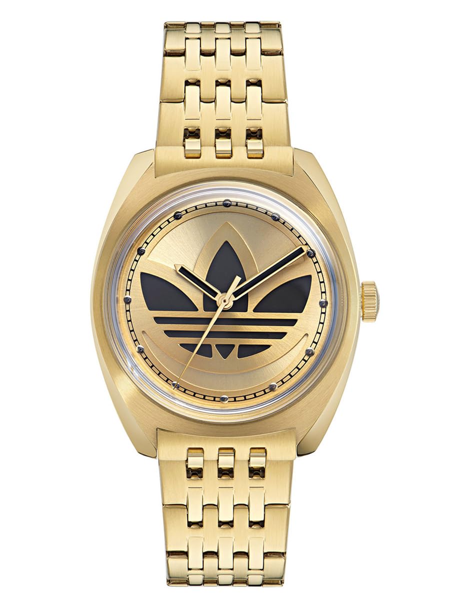 adidas Analogue Gold Dial Unisexs Watch-AOST235512I (B0CJG196S3) Amazon Price History, Amazon Price Tracker