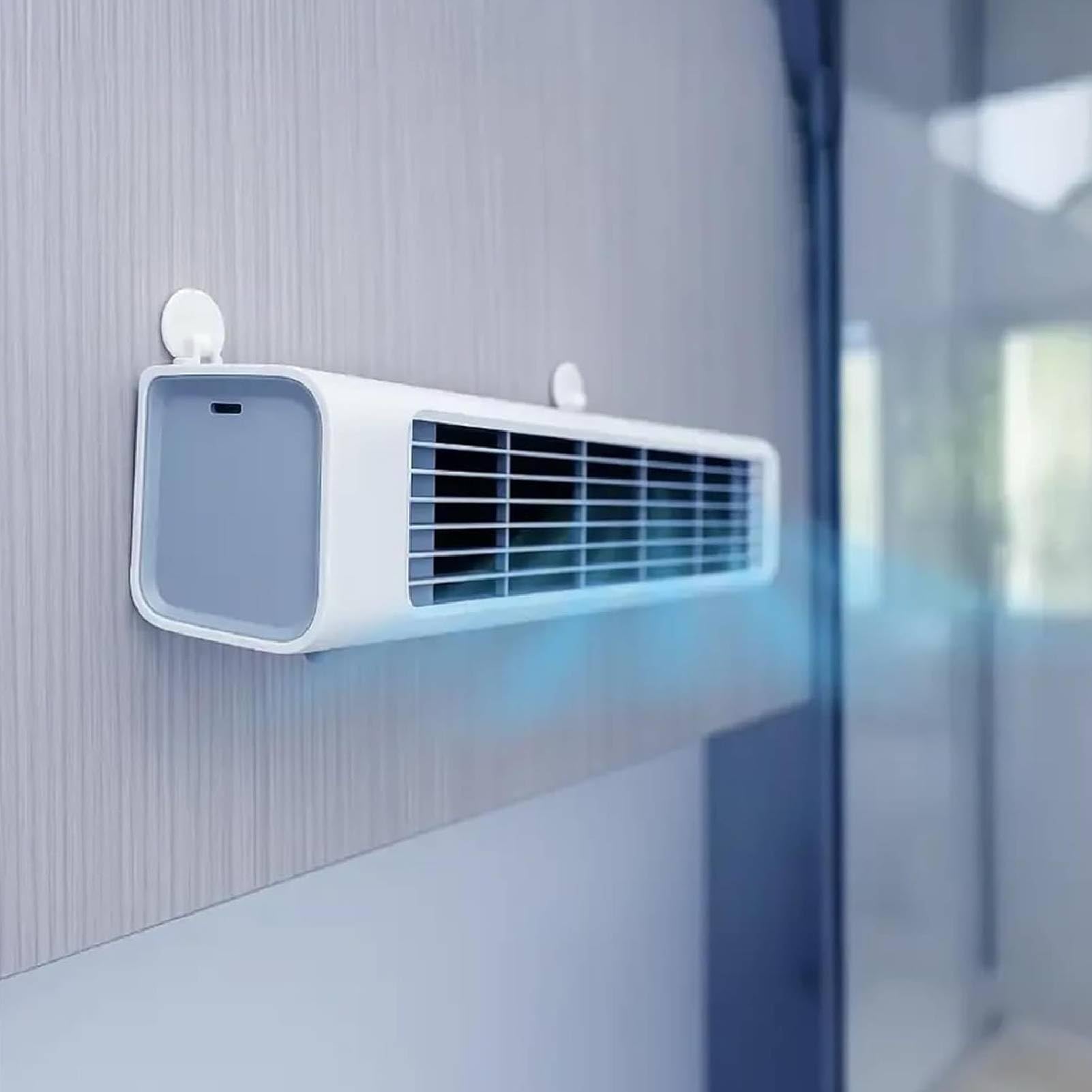 Breezamax, Breezamax, Breeze Max Air Cooler, Qinux Brizaac - Combate el calor abrasador y la humedad al instante, ultra silencioso de eficiencia energética de 3 velocidades, con gancho portátil