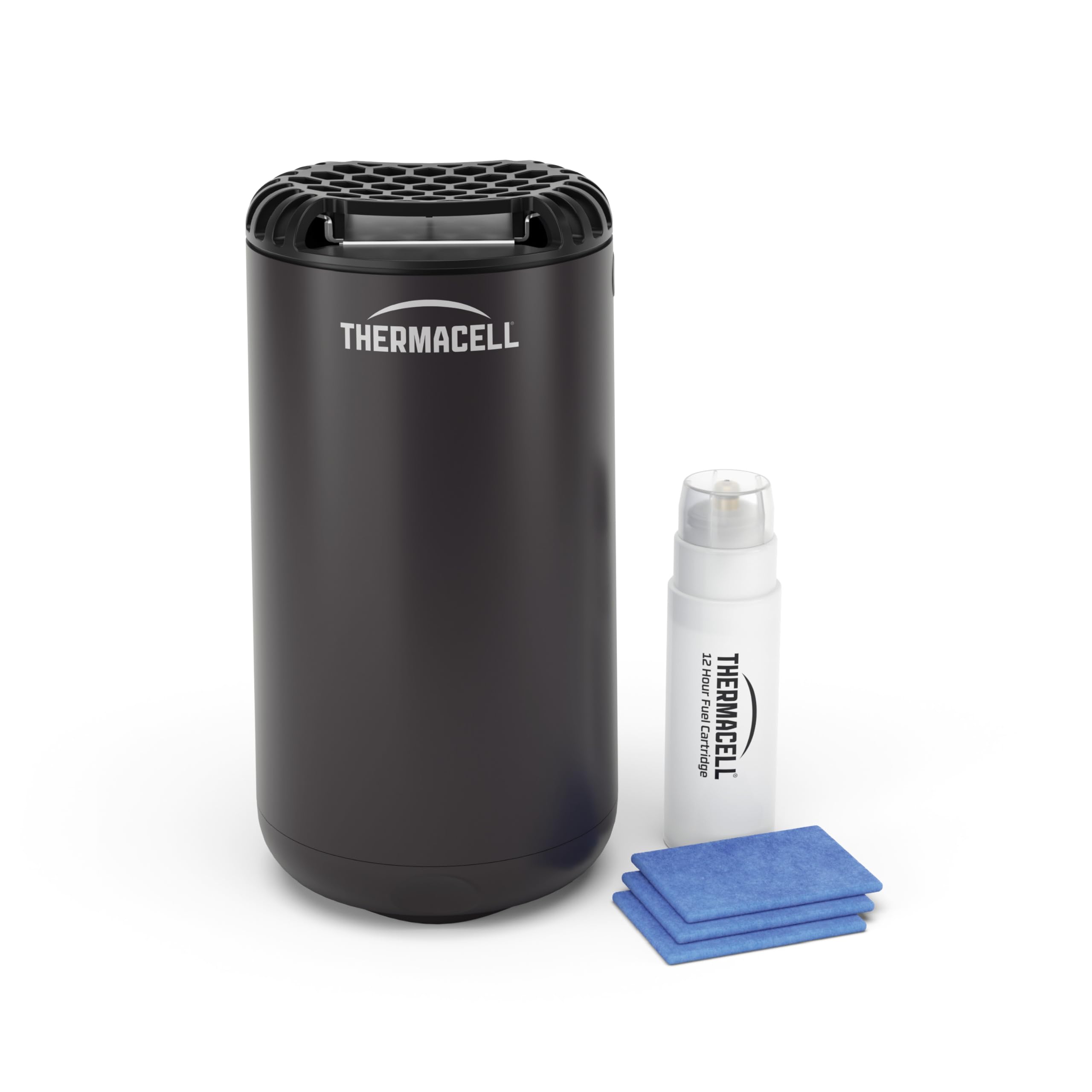 Thermacell Difusor + Recambios Antimosquitos, Protección de 20 m², 60 Horas de Duración, Inodoro, Negro