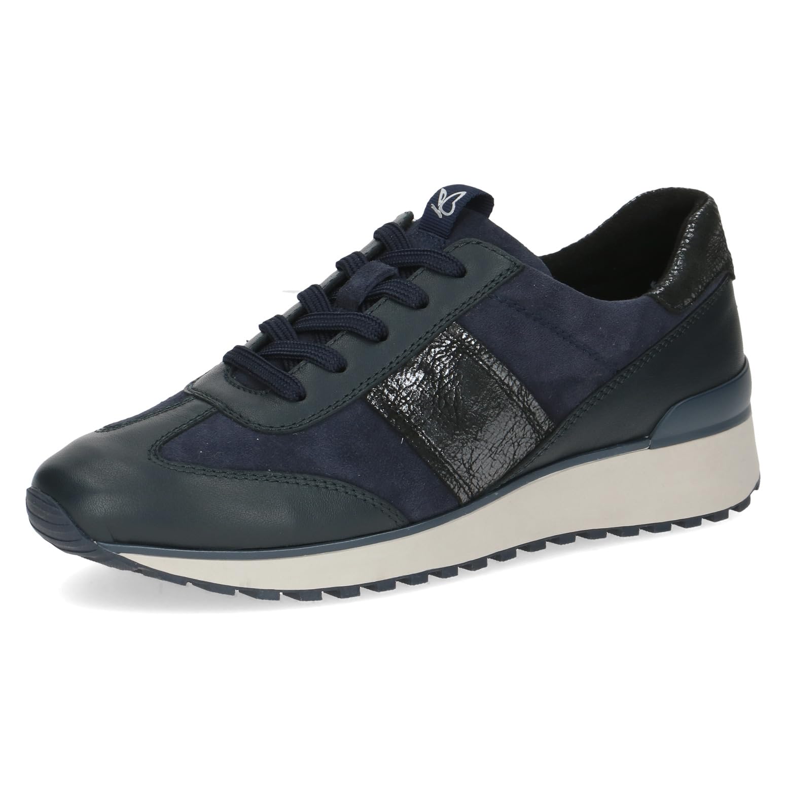 Caprice Damen Sneaker flach aus Leder Bequem