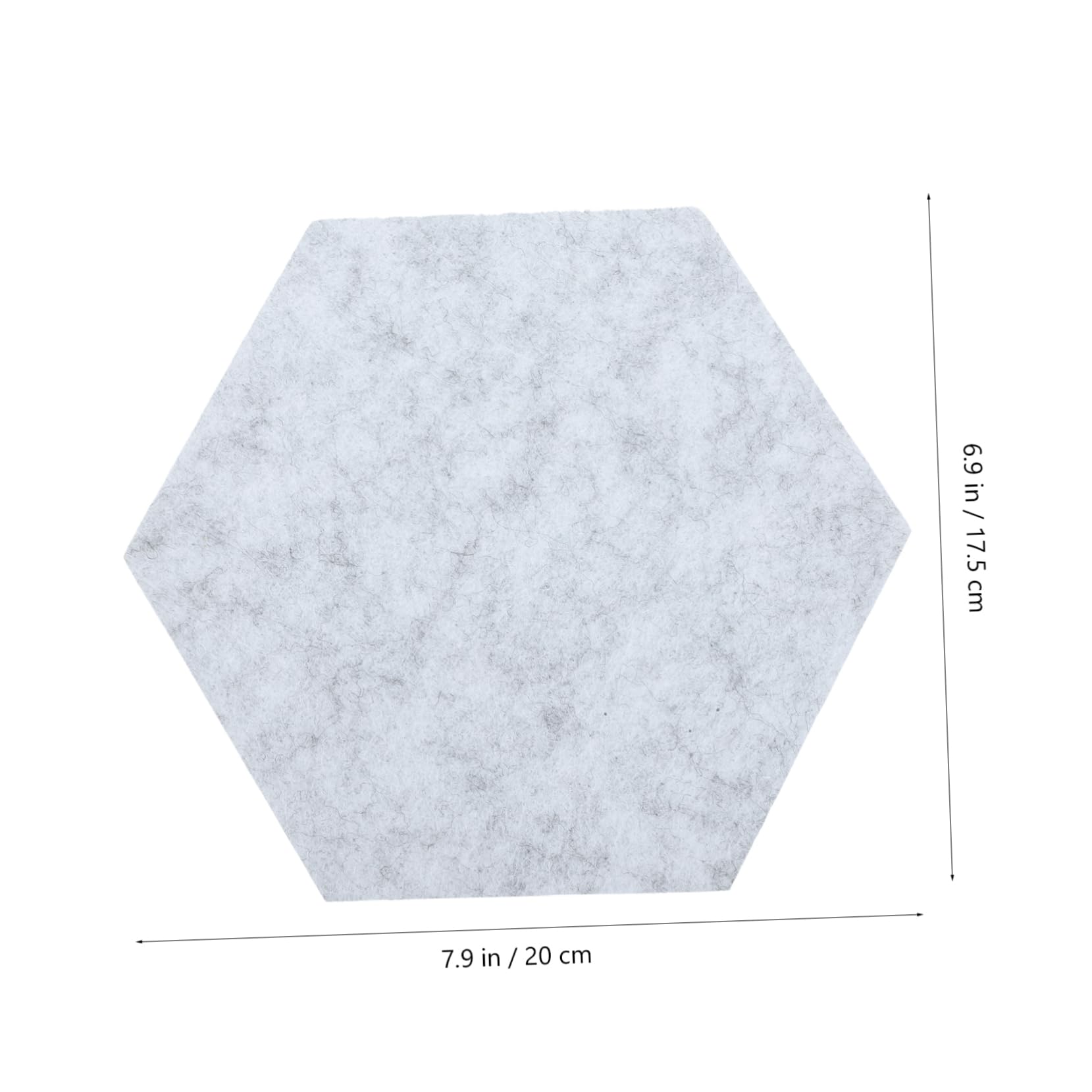 Tofficu 1set Pannelli Acustici Esagonali Feltro Tappetini Isolanti Colorati Per Decorazioni Murali e Lavagne Di Messaggi Per Aule Camere Da Letto e Ambienti Interni Misura Media Lato