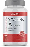 Vitamina A 8.000UI Acetato de Retinol - 60 Cápsulas - Lauton Nutrition, Lauton Nutrition