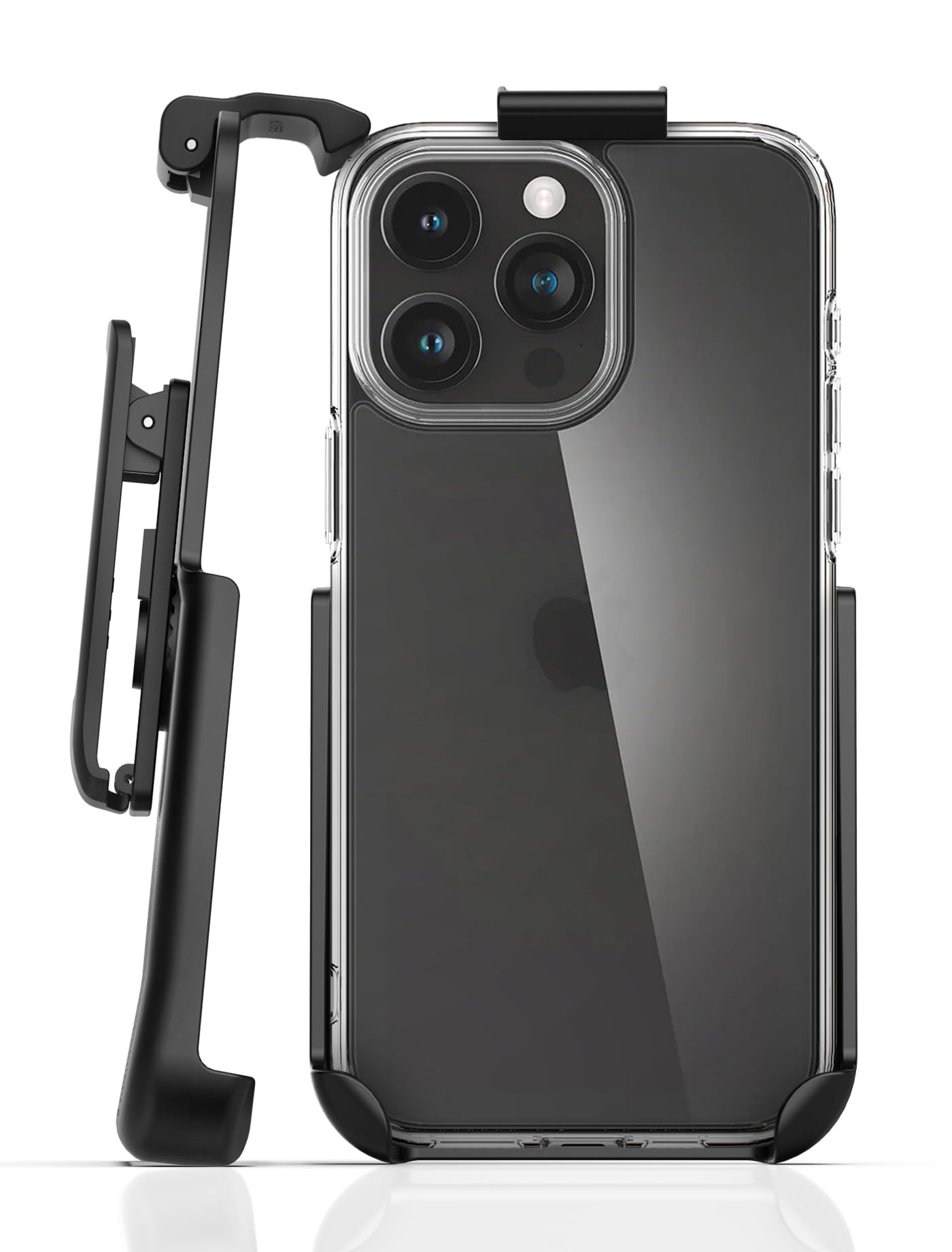 Encased Belt Clip Holster for Spigen Ultra Hybrid Case - iPhone 15 Pro Max (Case Not Included)