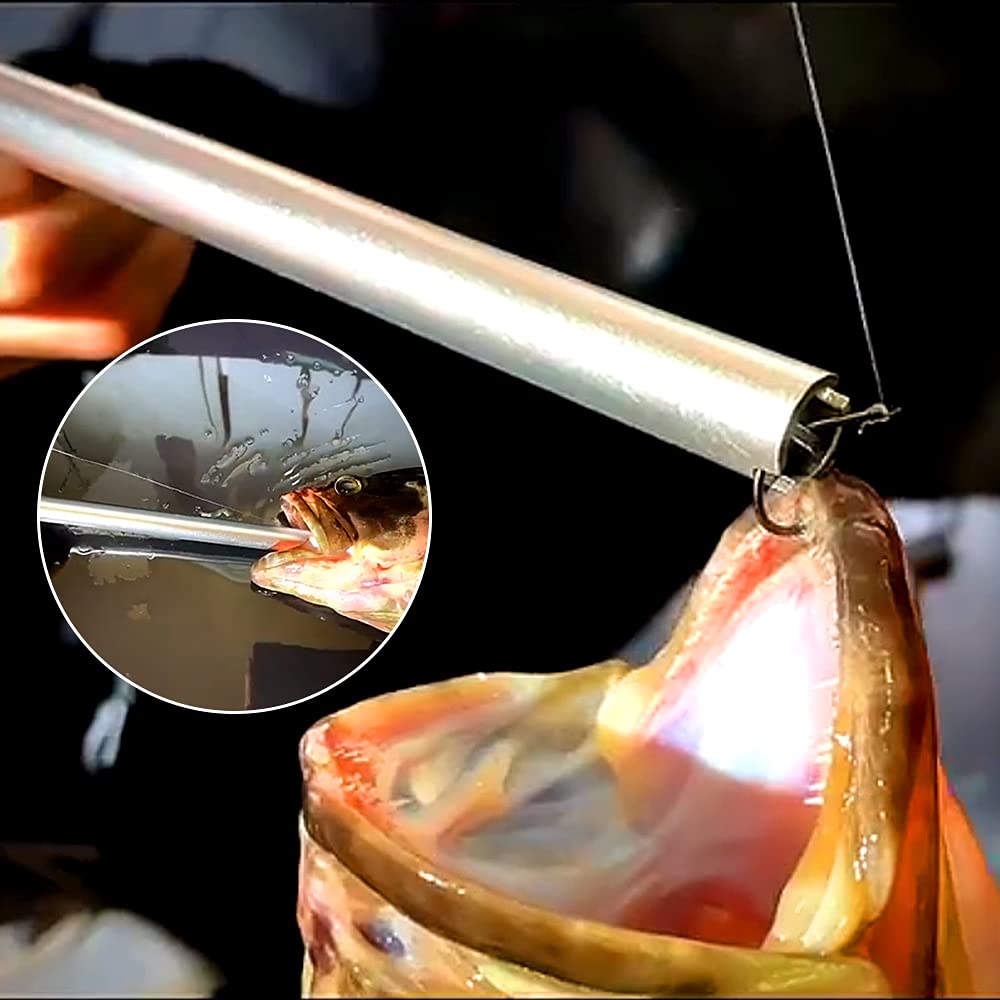 Tbest Ensemble d'outils de pêche, kit de pêche, pince à leurre de pêche en acier inoxydable et pince avec extracteur d'hameçon