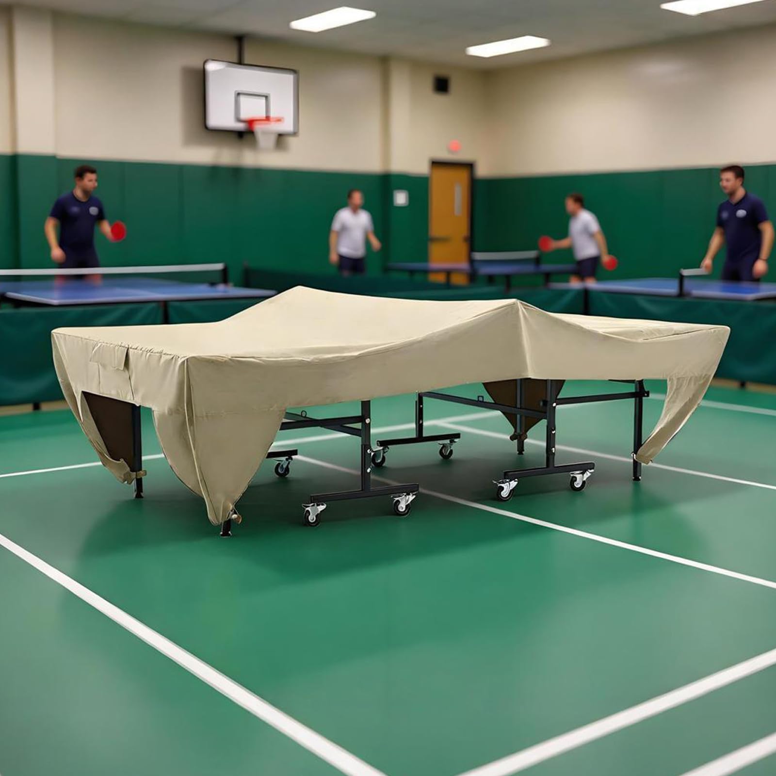 Copertura per Tavolo da Ping Pong,Copertura Impermeabile per Tavolo da Ping Pong,Copertura Ping Pong Interno/Esterno,Protezione Contro Pioggia,per Uso Interno ed Esterno