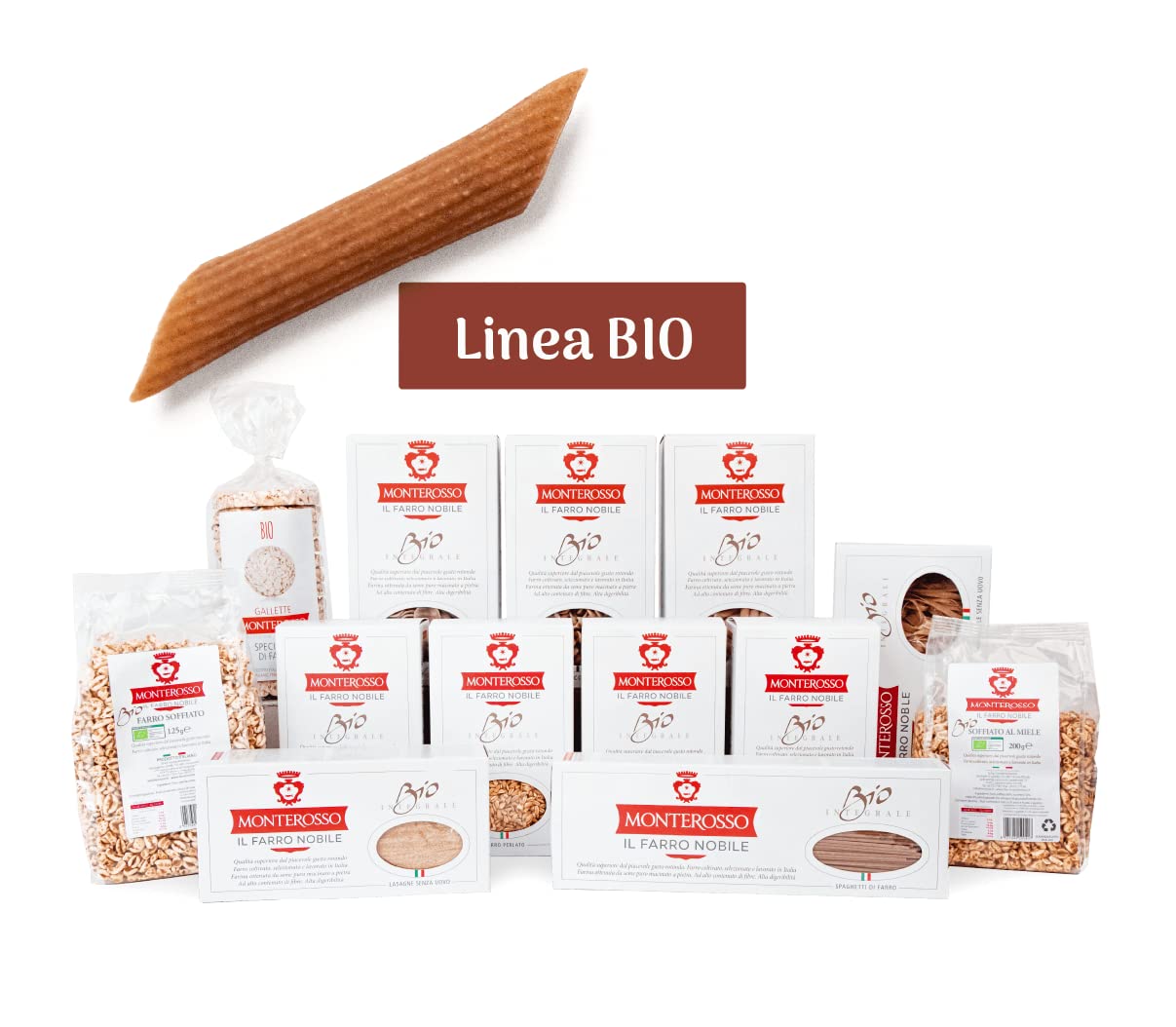 Lasaña de espelta ecológica 4 paquetes de 250g - pasta seca-cereal ecológico - producido en Italia - integral, nutritiva, rica en fibra y proteína - Farro Triticum dicoccum