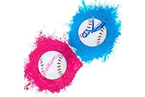 Gender Reveal Baseball with Pink Powder