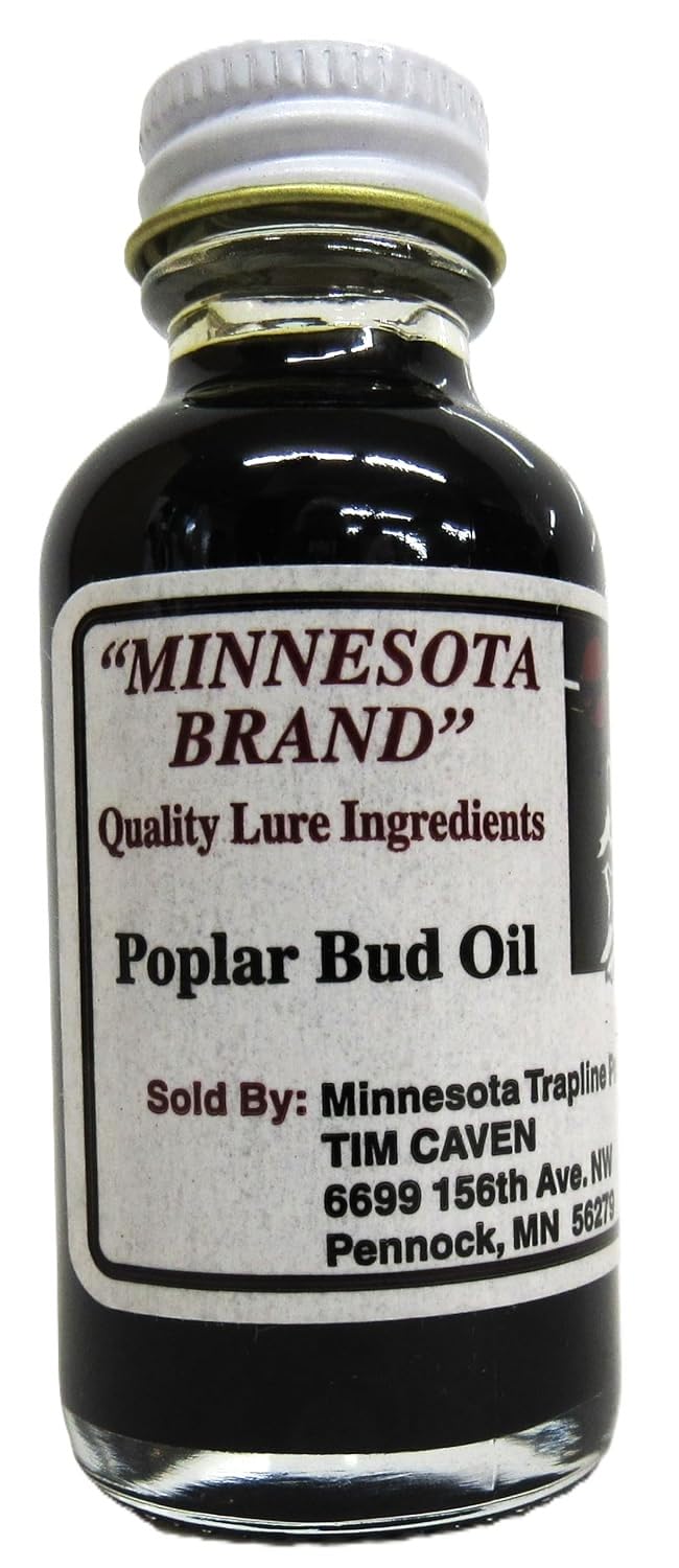 Poplar Bud Oil Lure Ingredients Minnesota Brand 1 Ounce Bottle