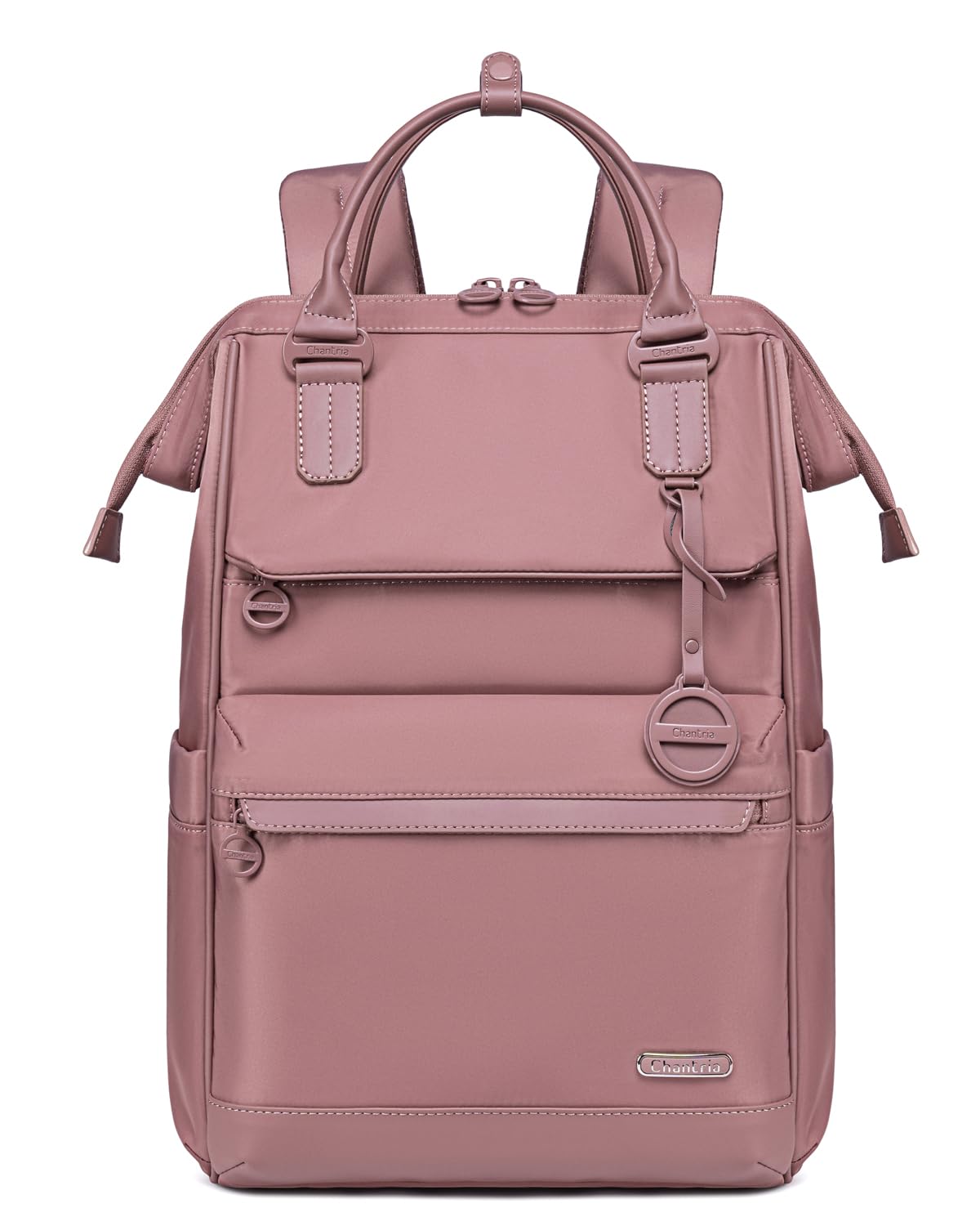 Laptop Backpack for Women 15.6-inch Work Office Backpack 13L Capacity Laptop Bag College Bookbag Water-resistant Casual Backpack for Travel-image-43