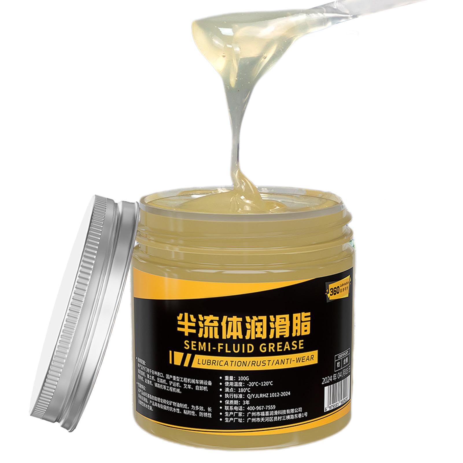 Graisse Synthétique Pour Entretien Auto - Lubrifiant Portières, Toit Ouvrant, Freins, 100g