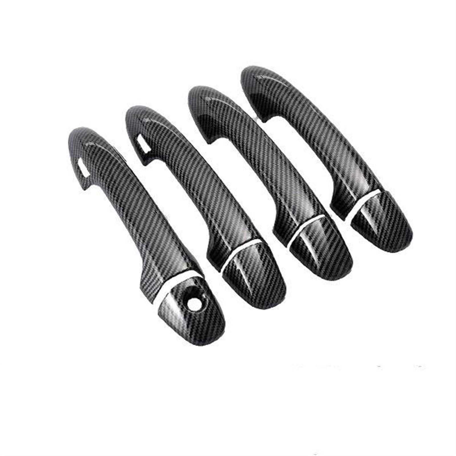 Noheeu Style 2 Car Exterior Door Handle Cover Sticker Decorative Lock For Toyota Rav4 Rav 4 Mk2 Ii Xa40 2013-2018(Style 2)