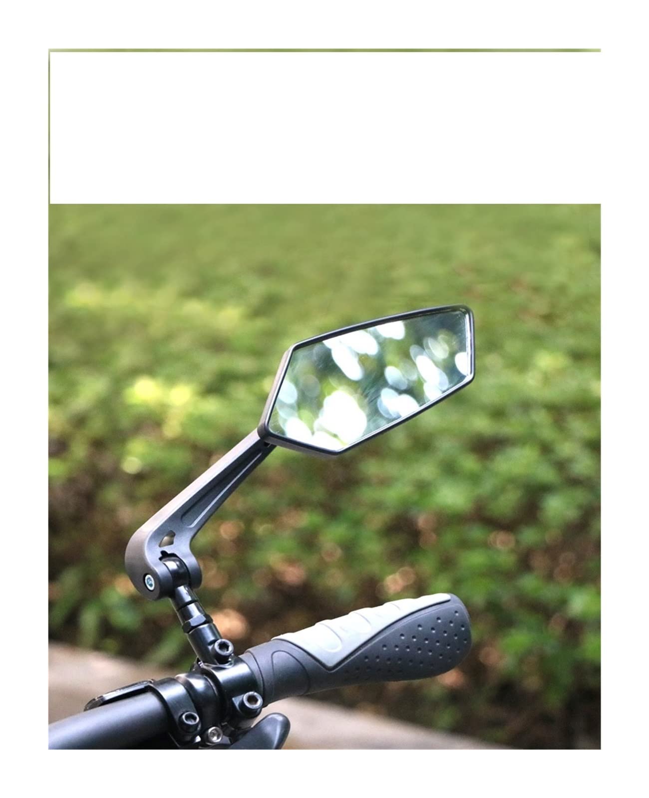 Rückspiegel Universal Fahrrad Radfahren Klar Weitbereichs Rückspiegel Rückspiegel Verstellbarer Lenker Links Rechts Spiegel Fahrrad Rückspiegel Rückspiegel (Linker Spieg