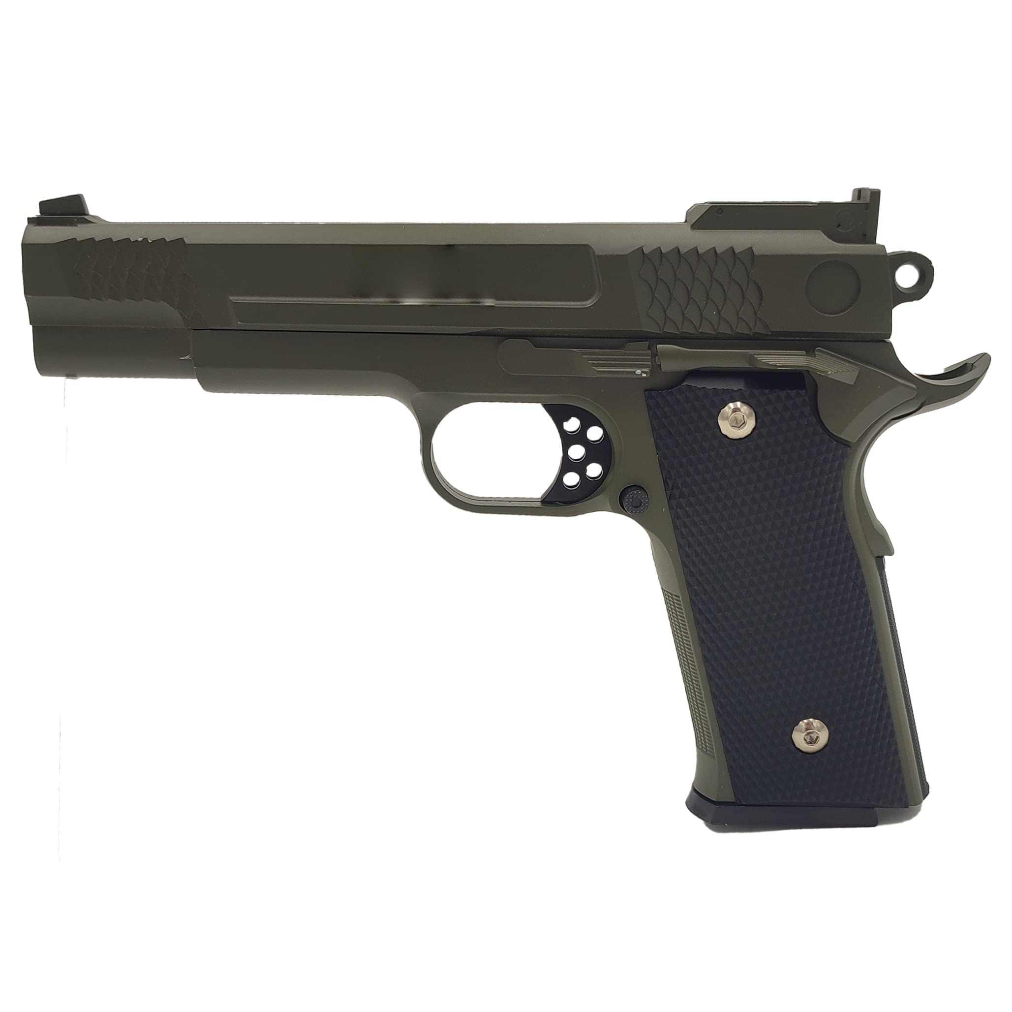 Pistolet à Billes Airsoft/Style G.20OD à Ressort (Spring) / Couleurs: Noir et OD (Vert Olive) / Matière: Métal/Puissance 0.5 Joule