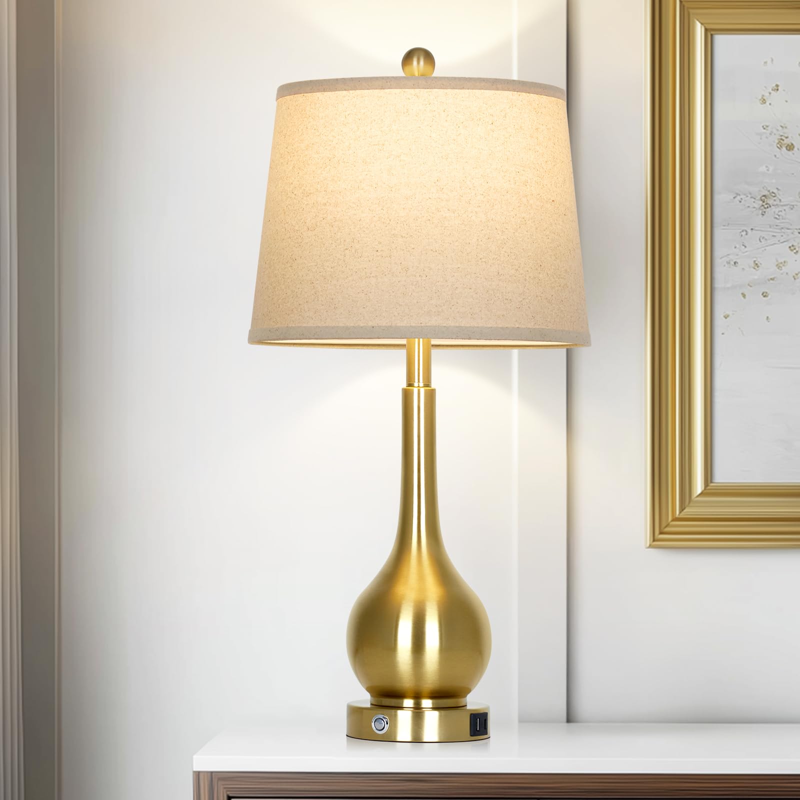 Photo 1 of luxeflow 26" Gold Table Lamp