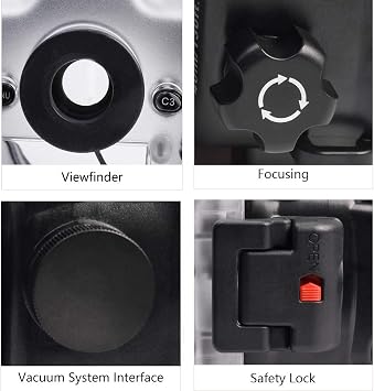 Sea frogs Underwater Camera Housing Compatible with Sony A7 II /A7R II /A7S II Pro 28-70mm IPX8 40m/130ft Maximum Diving Depth Waterproof Camera Case for Diving, Surfing, Rowing, Black