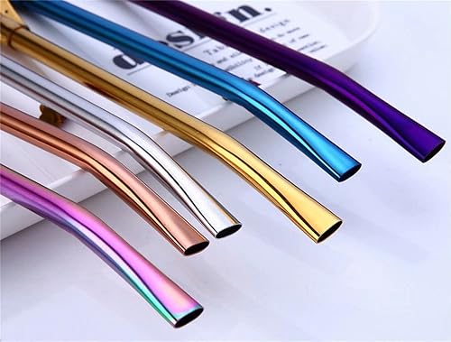 Miniatura 3 de Frolahouse 6 Pajitas Filtradas de Acero Inoxidable Yerba Mate Bombilla Pajitas Libre 3 Cepillo de Limpieza Incluido