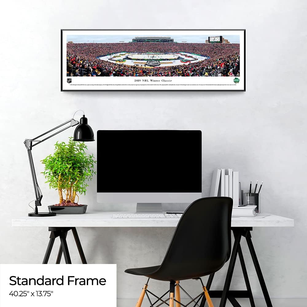 2019 NHL Winter Classic - Bruins vs Blackhawks - Panoramic Posters and Wall Décor by Blakeway Panoramas