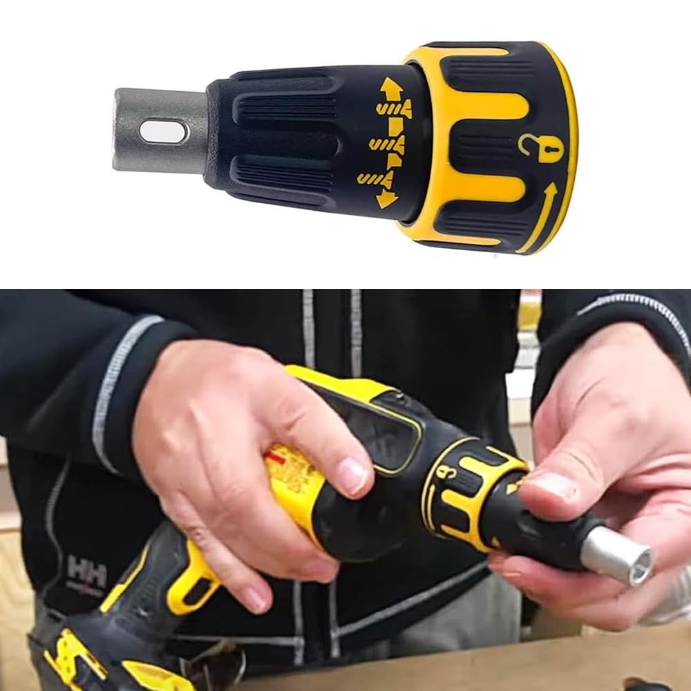 N435495 Cône de nez sans balais pour cloison sèche - Support de foret en acier compatible avec Black & Decker - Compatible avec Dewalt (8 cm x 6 cm)