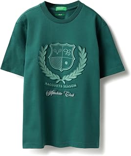 United Colors of Benetton Boy's Embossed Regular Fit Tshirt Price In India