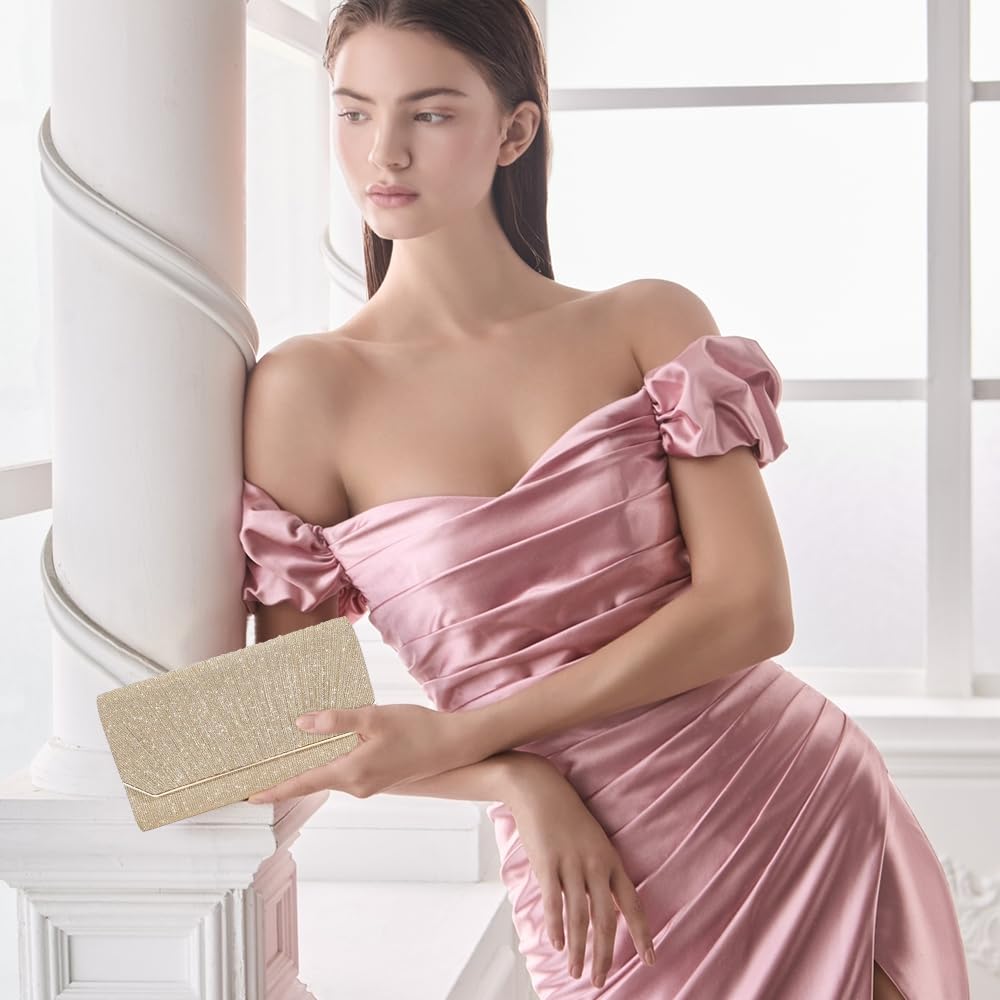 Pochettes et Clutches Femme Pochette de Soirée Plissée Élégante pour Le Quotidien et Les Occasions Spéciales