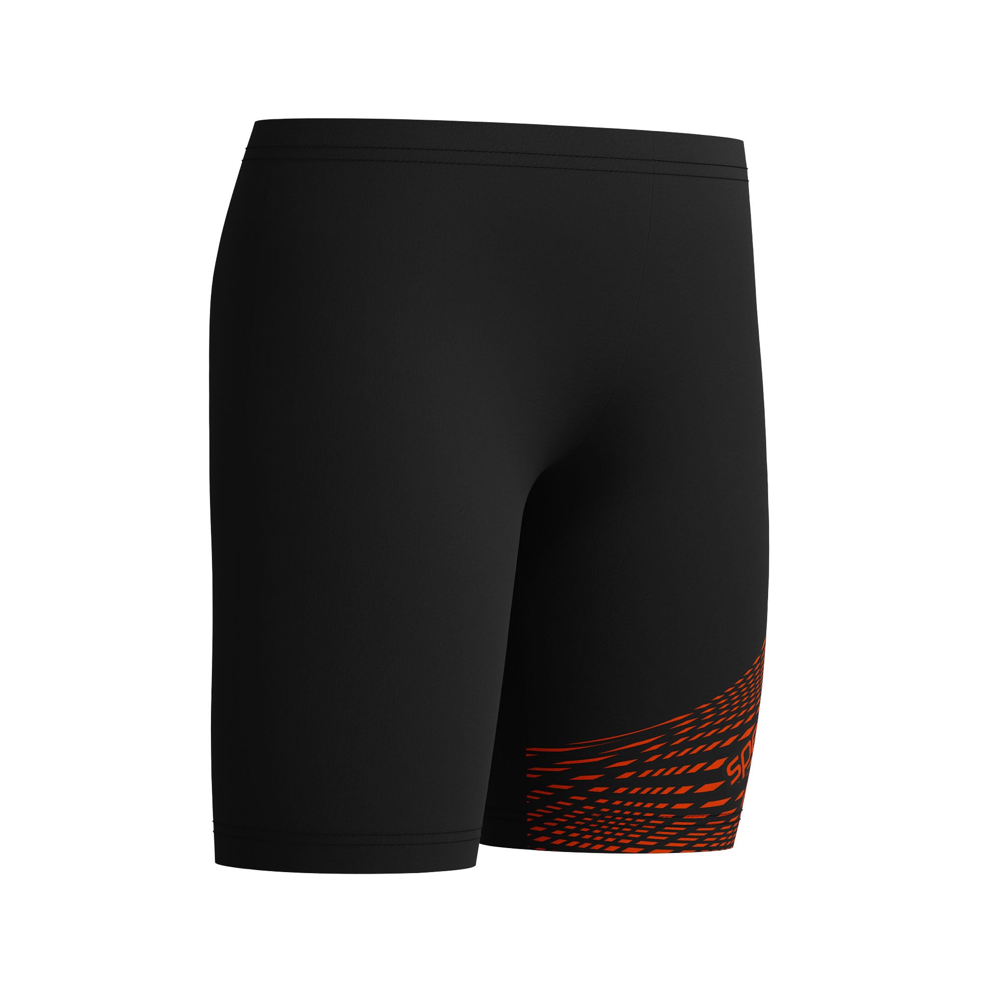 Speedo Chłopcy Medley Logo Jammer Kąpielówki Pływacy Czerwony Imbir