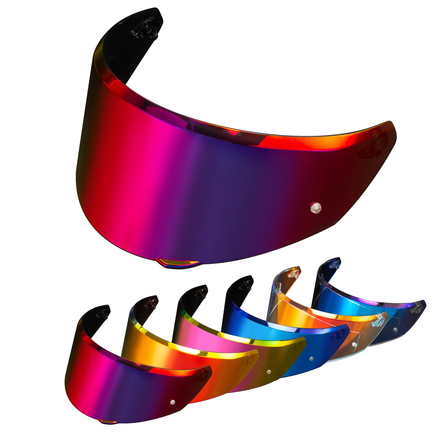 PSLER 2023 New K3 Visor K3 Tinted Visor New K3 Face Shield for K3 DOT(E2206) Helmet 2023 Model,Only for S/M/L K3 Helmet Size,Deep Purplish Red