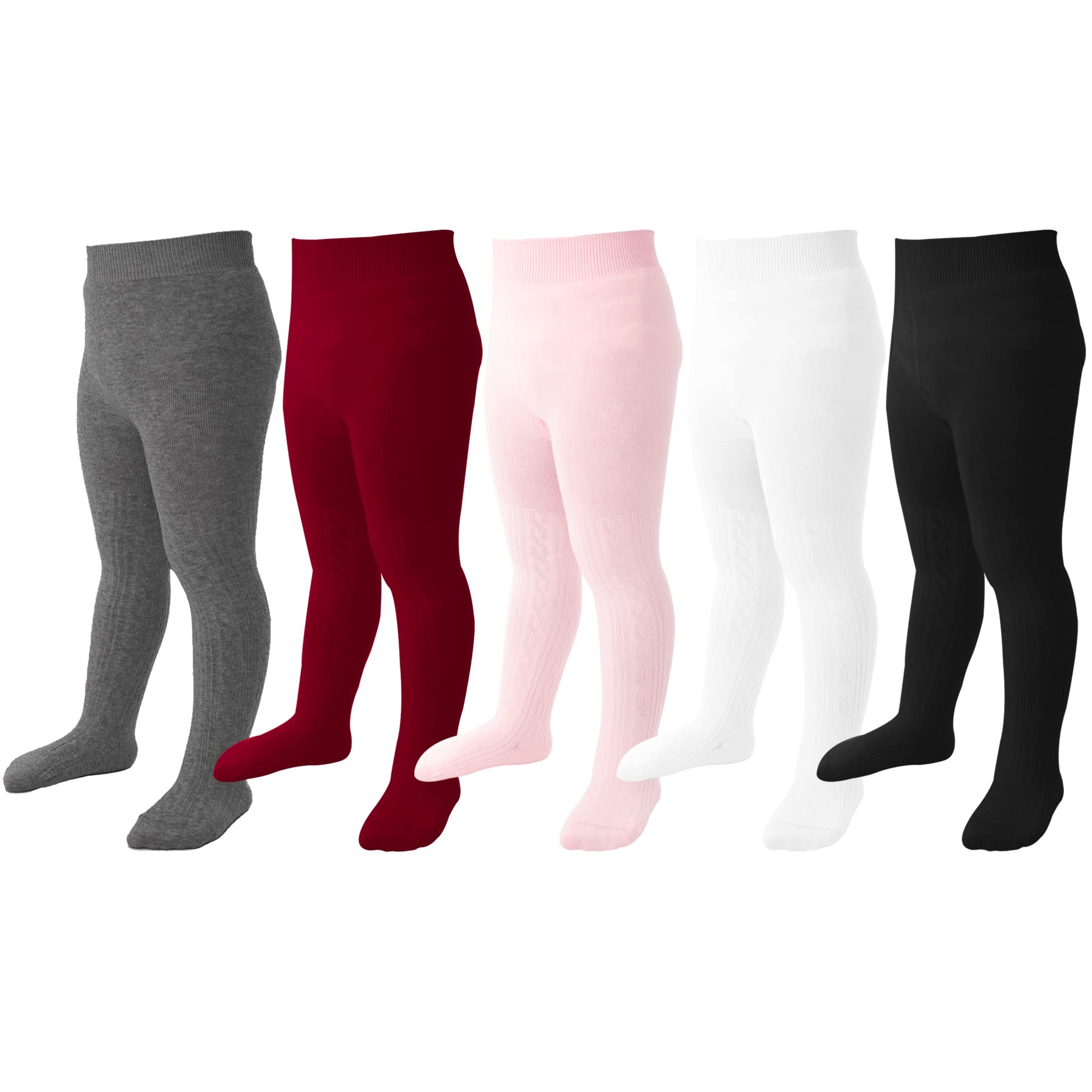 Baby Tights Toddler Cable Knit Leggings Seamless Cotton Stockings Pantyhose