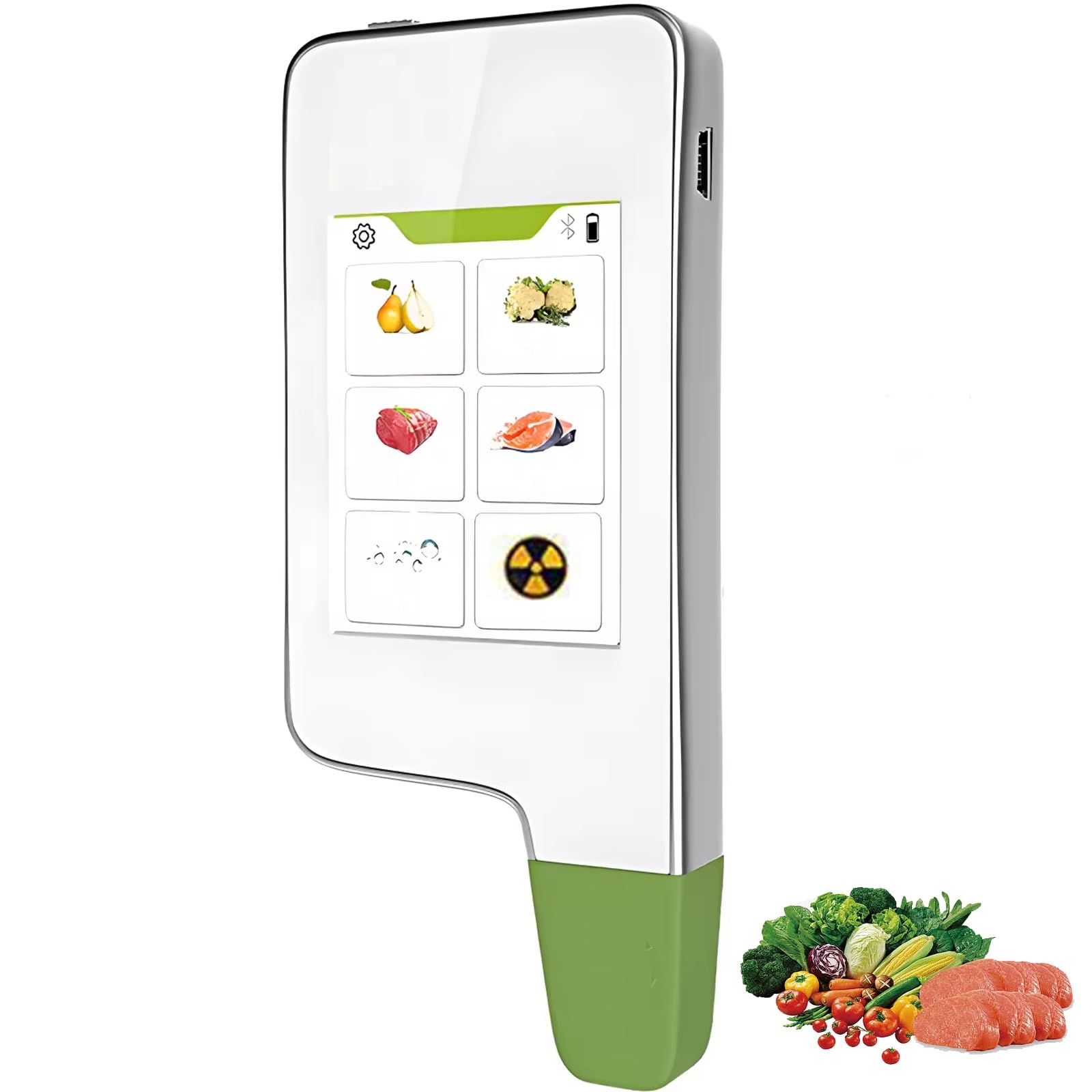 Testeur de nitrate pour aliments 5-en-1 avec detecteur de rayonnement et compteur TDS eau